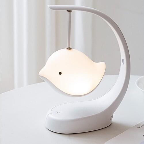 USB Rechargeable Table Light Wireless BT Speaker Color Changing Desk Light Support Stepless Dimming for Bedside Study