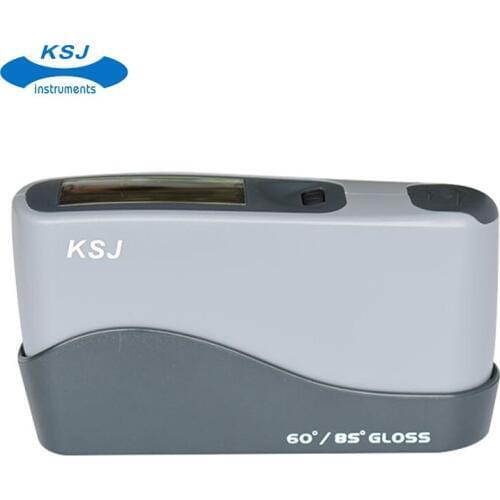 Brand KSJ Intelligent Gloss Meter Gauge Glossmeter USB SOFTWARE Memory 60 85 degree General and low gloss surface High Quality