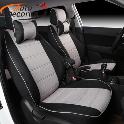 AutoDecorun Dedicated Covers Seat For Land Rover Discovery 3 Seat Covers for Car Seats Cushion Supports Auto Accessories styling