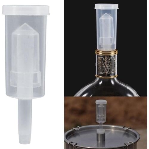 1/3/6 PCS Homebrew Beer Cylinder Fermentor Air Lock One Way Exhaust Water Sealed Check for Beer Fermentation Wine Making Brewing