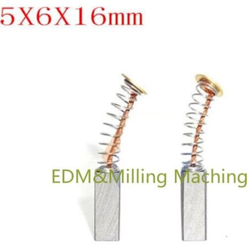 2PCS High Quality CNC 5X6X16mm Bridgeport Milling Machine Electronic Automatic Cutter Carbon Brush DURABLE