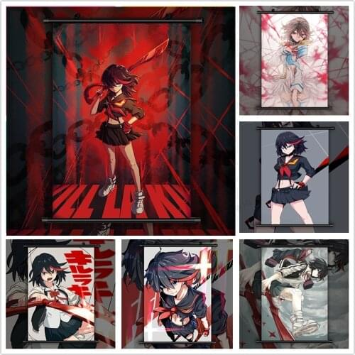 WTQ Canvas Painting Kill La Kill Matoi Ryuuko Anime Manga Wall Decor Anime Posters Wall Art Picture Room Decor Home Decor
