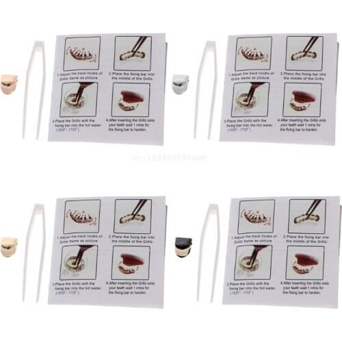 Comfort Custom Gold Sliver Small Single Tooth Grill Hip Hop Teeth Grill Dropship