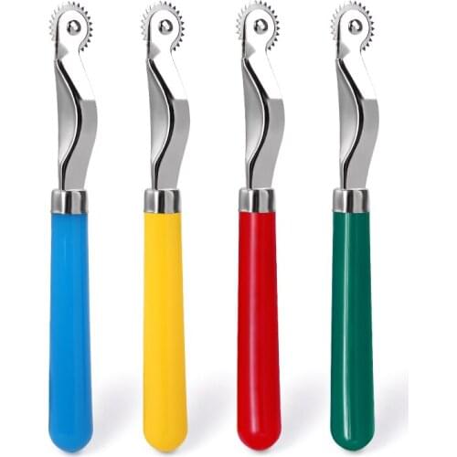 LMDZ 4Pcs Serrate Sewing Tool Serrate Marker Tracing Wheel Marking Sewing Line Cloth Wheel DIY Craft Tailor Sewing Tools