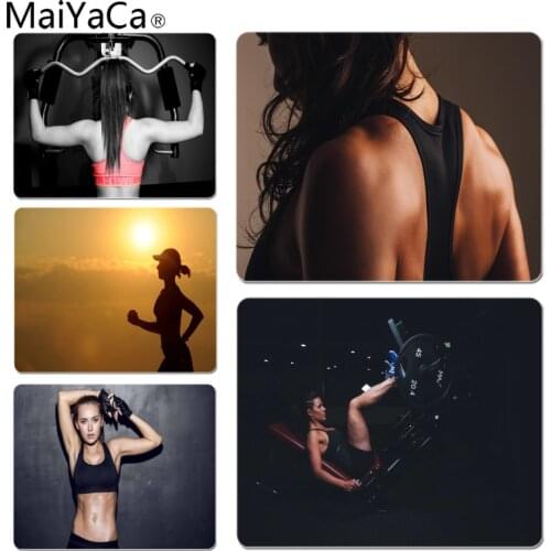 MaiYaCa Boy Gift Pad Health Fitness Girl Silicone Pad to Mouse Game Size for 18x22cm 25x29cm Rubber Mousemats