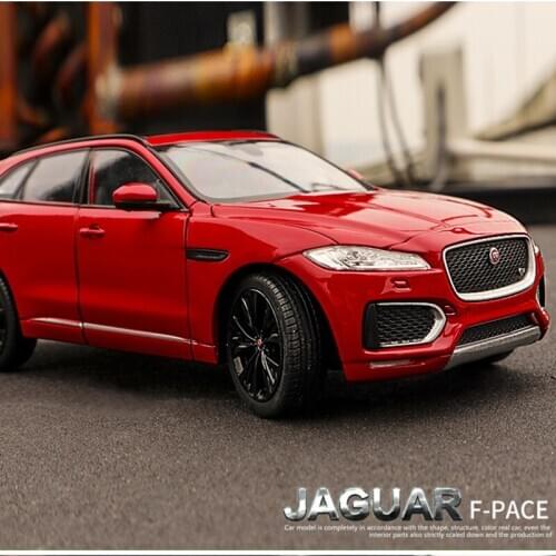 Welly 1:24 JAGUAR F-Pace SUV red alloy car model Diecasts & Toy Vehicles Collect gifts Non-remote control type transport toy