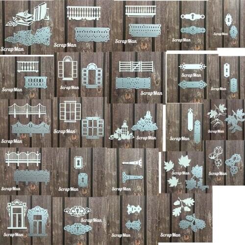 MT Craft Home Window Lock Frame Metal Cutting Dies Stencils Scrapbooking Photo Album Decorative Embossing Paper Card Crafts