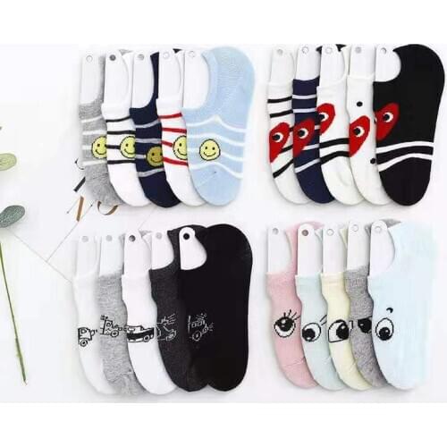 Autumn New Childrens Socks Cotton Cartoon Childrens Boat Socks Cotton Socks Invisible Socks