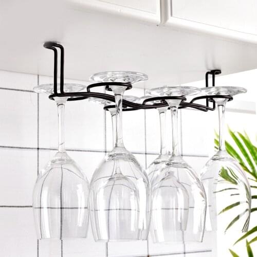 Wine Iron Made Cups Plates Holder Coffee Mugs Hanging Stand Kitchen Organizer Drying Shelf For Kitchen Home Wine Rack