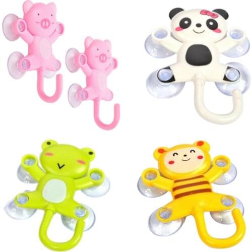 Suction Cup Key Hook Cute Clothes And Hats Hook Up Bathroom Wall Hooks Water Proof Home Accessories Kitchen Household Products