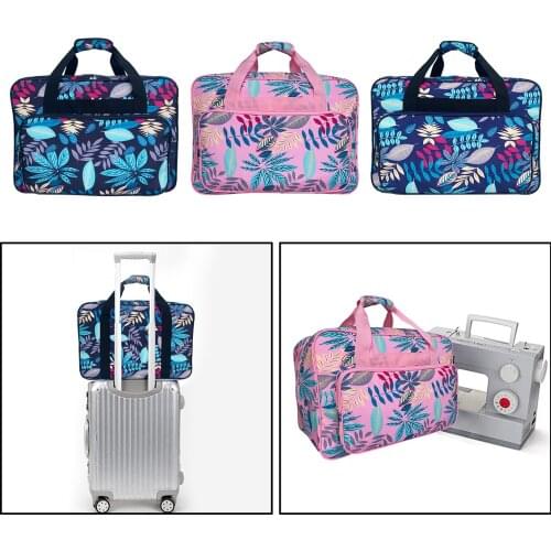 Durable Nylon Sewing Machine Carry Bag Tote Organizer Pockets Carrying Case