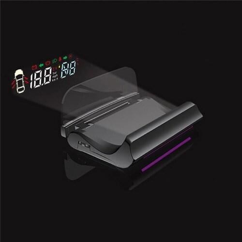 12V HUD Head-up Display Car Display With Multiple Alarm Reminder for Tesla Model 3 Plug and Play