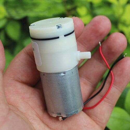 Micro Vacuum Pump DC 3V-6V 3.7V 5V Self-priming Pump Breast Pump 370 Negative Pressure Booster Pump with Wire Mute Good Suction