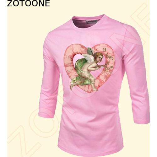 Zotoone Mixed Ironing Transfer Patches for Clothing Heat Press Angle Patch Iron on Clothes Diy Appliques Sew on T-shirt Dress b