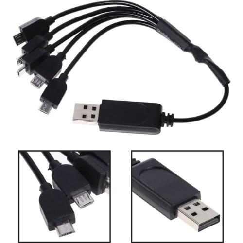 1 For 5 Charger Multi-charging Visuo Xs809 Xs809w Xs809hw Cable Rc Drone Parts