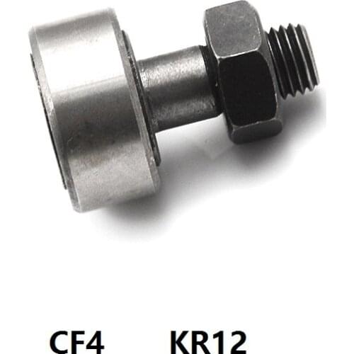 10pcs/50pcs CF4 KR12 Cam Followers Track Rollers Stud type Needle Roller Bearing Wheel and pin bearing