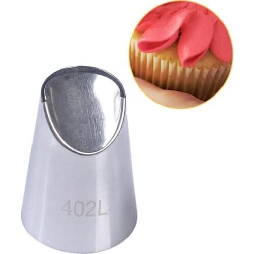 402L# Big Cake Cream Piping Tips Baking Tools For Cakes Fondant Decorating Stainless Steel Icing Pastry Nozzles Mold