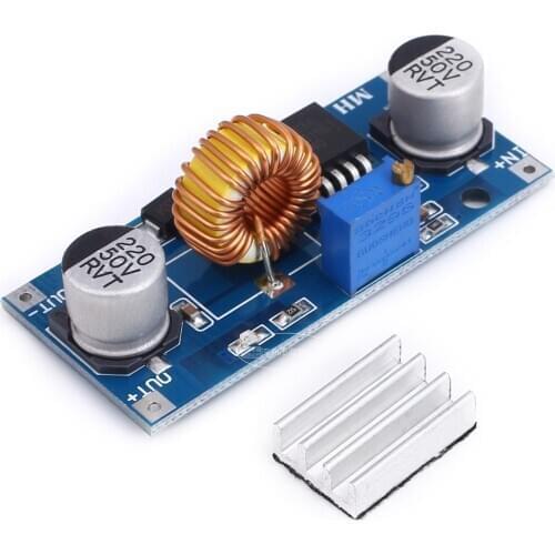 5A XL4015 DC-DC Step Down Adjustable Power Supply Module LED Lithium Charger