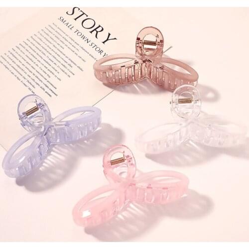 Big Transparent Barrette Crab Hair Claws Bath Hair Claw Ponytail Clip Large Hair Clips Claw Clip Fashion Clip for Women