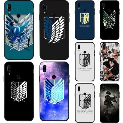 Attack on Titan Phone Case For Xiaomi Redmi note 8 9 pro 7 8T 9A 9S K20