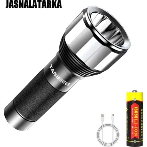 USB Rechargeable LED Flashlight Waterproof High Power Ultra Bright Torch Multifunction Flashlight Camping Fishing Led Flashlight