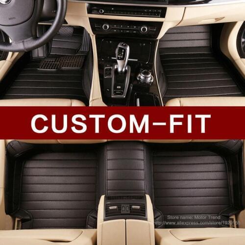 Custom made car floor mats for Audi A3 foot case anti slip waterproof heavy duty car-styling perfect carpet rugs liners (2003