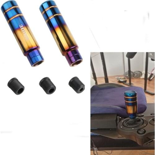 JDM BRIDE Style Burnt Blue Style 13cm Aluminum Gear Shift Knob Shifter Lever Head For Universal Car