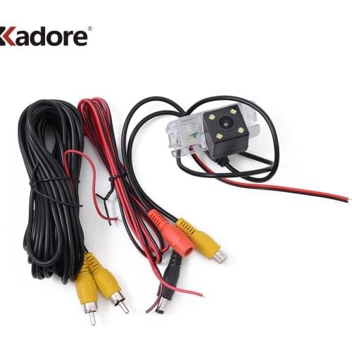 For Ford Mondeo Focus 2 Fiesta S Max 2008-2011 Car Reverse Backup CCD HD 4 LEDs Night Vision Parking Assistance Rear View Camera