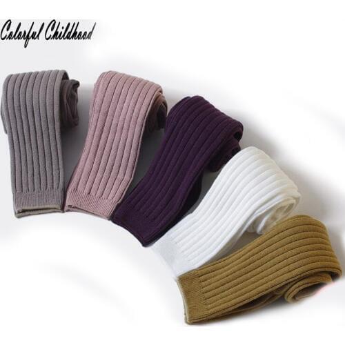 Korea style little Kids Girls Tights Soft Cotton Baby Boy Girls Pantyhose autumn winter toddler Baby Clothing For 0-6Y