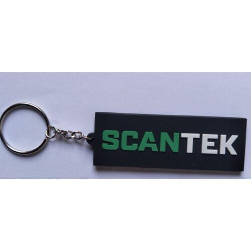 Soft PVC Company logo Keychain Promotional Gifts Customized PVC Keyrings Rubber Design Key Holder chaveiros personalizado
