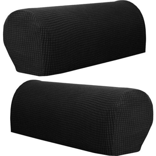 Set of 2 Premium Stretch Armrest Covers Slipcovers Fits Stretch Armrest Covers Sofa Arm Protectors Furniture Armrest Cover
