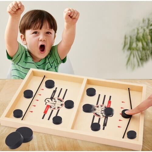 Foosball Winner Games Table Hockey Fast Sling Puck Board Game Board Ice Hockey Parent-child Interactive Toys For Children