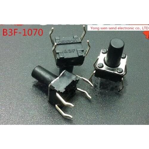 NEW B3F-1070 B3F1070 0.98N Micro light touch switch button Key switch DIP4 Free shipping
