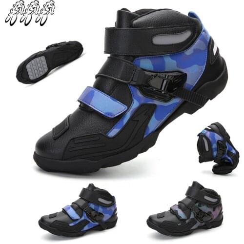 Fall New High-Top Cycling Shoes Mens Road Bike Sports Shoes Off-Road Locomotive Trend Fashion Equipment Flat Large Size Shoes