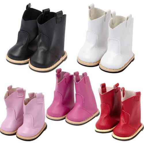 2021 New Pattern 5-color Solid Boots Fit 18Inch American 43cm Baby Doll Clothes Accessories,Girls Toys,Generation