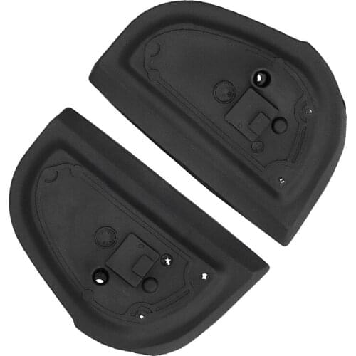 Mirror Rubber Gaskets, 1 Pair of Left and Right Black Exterior Mirror Rubber Gaskets for Benz W140 W210 W202