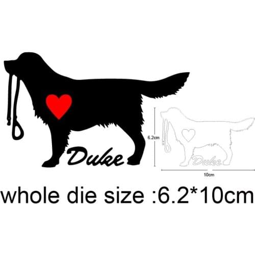 Christmas Dog Metal Cutting Dies Stencils for Diy Scrapbooking dies Decoration Card Making Embossing Die Cut Craft Dies New 2020