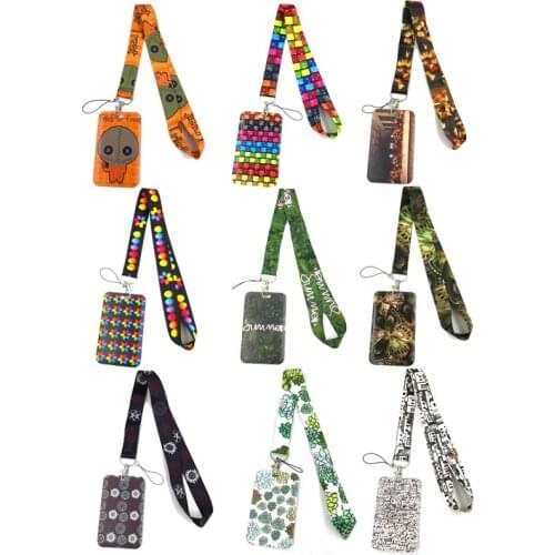Neck Strap Lanyard for keys lanyard card ID Holder Keys Chain for Gifts Travel Card Cover Badge Cars Keychain Decorations