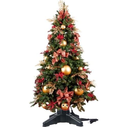 EU Plug 40/50cm Christmas Tree Electric Rotating Base Stand Xmas Tree Support 23GB