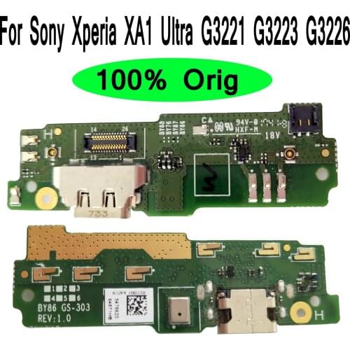 Shyueda Orig For Sony Xperia XA1 Ultra G3221 G3223 G3226 USB Charging Connector Port Flex Cable
