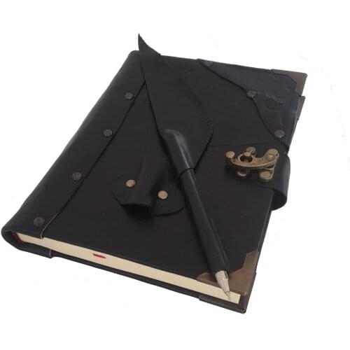 Handmade Log Moment Souvenir Book-Pen