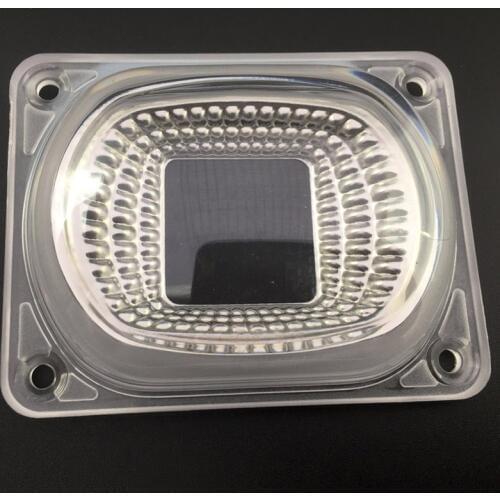 LED Lens Reflector Fireproof Lamp Covers With Waterproof Silicone Ring Apply to COB LED Chip Matrix Floodlight Searchlight