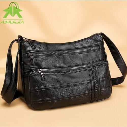 Luxury Fashion Designer Handbags High Quality Crossbody Bags for Women Simplicity 2021 New Soft Leather Female Shoulder Bags