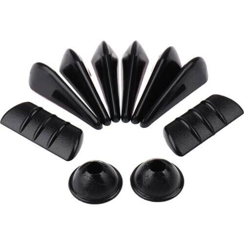 New 10pcs/set Car Styling Rectifying Lowering Wind noise Car Door Protective Sticker Fairing Body Kit For Car Auto Accessories