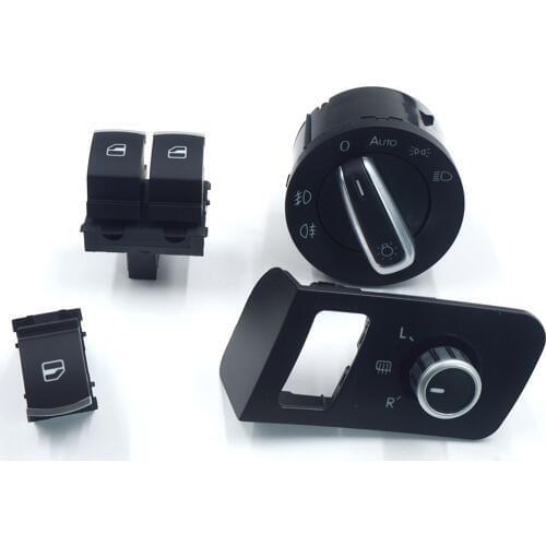 1K3959857A 1F0959855 1T1959565F 5ND941431B 1T1959552 Mirror Switch Window Switch Headlight Switch For VW Touran Caddy 2003-2015