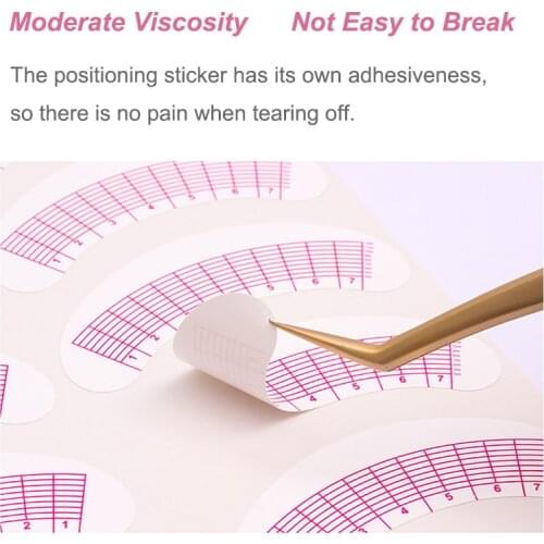 70 pairs Eyelashes Paper Patches Under Gel Eye Pads Grafted Extension for Eyelash Practice Eye Tips Sticker Makeup Tools Supply