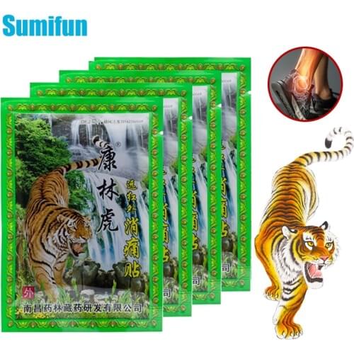 8PCS Tiger Balm Arthritis Pain Patch Rheumatism Back Neck Muscle Sprain Medical Plaster Joints Painkiller Herbal Sticker C1489