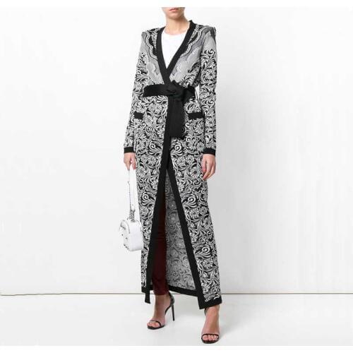 Celebrity bandage Womens Black Coats