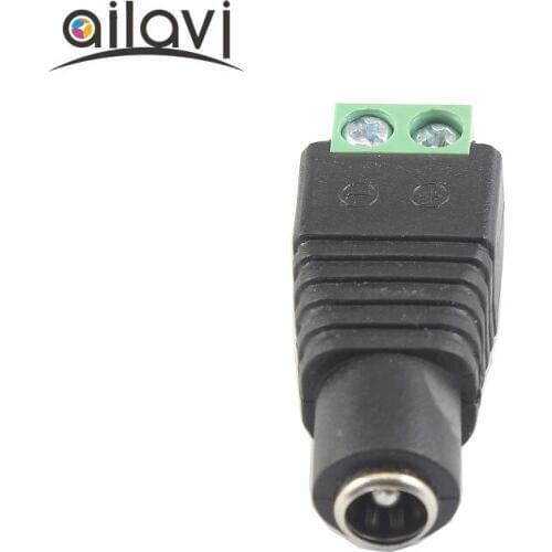 DC12V24V 2 Wire Terminal to 5.5*2.1mm Round Female Port Interface Converter