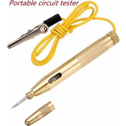 ATDIAG Diagnostic tools DC 6V 12V 24V copper voltage test pen car lamp circuit tester lamp detector searchlight system test pen